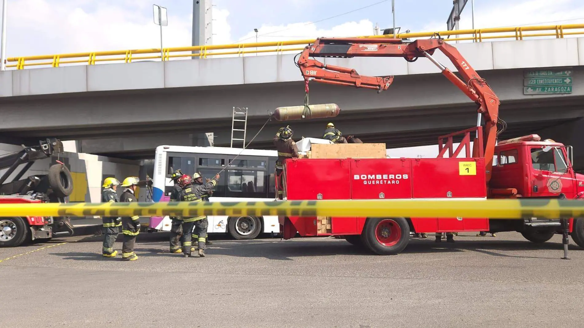 Fuga de gas qrobús